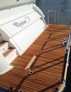 Dyna Lagoona 77 Teak Decks Dresser Sealer Application Drying